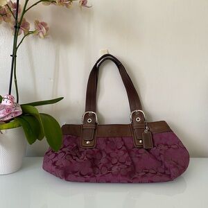 Coach purple bag